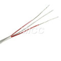 Tipo RTD - Alambre aislado TEFLON / TEFLON aislado 3x26 AWG / alambre aislado de fibra de vidrio